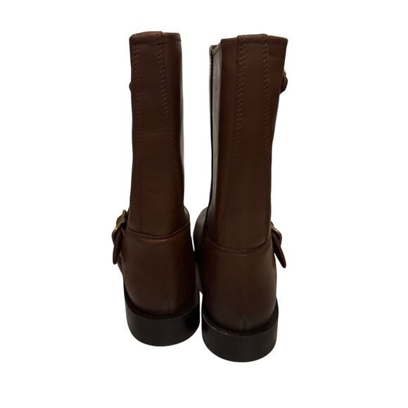 NWOT Frye Veronica walnut brown leather boots - Picture 7 of 7